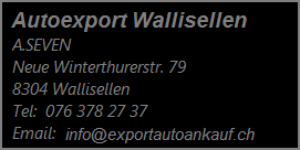 Autoexport Wallisellen Impressum